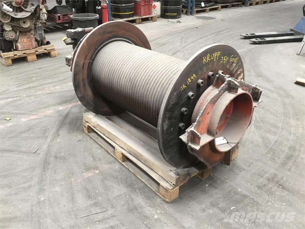 Krupp KMK 8350 winch Piezas y equipos para grúas