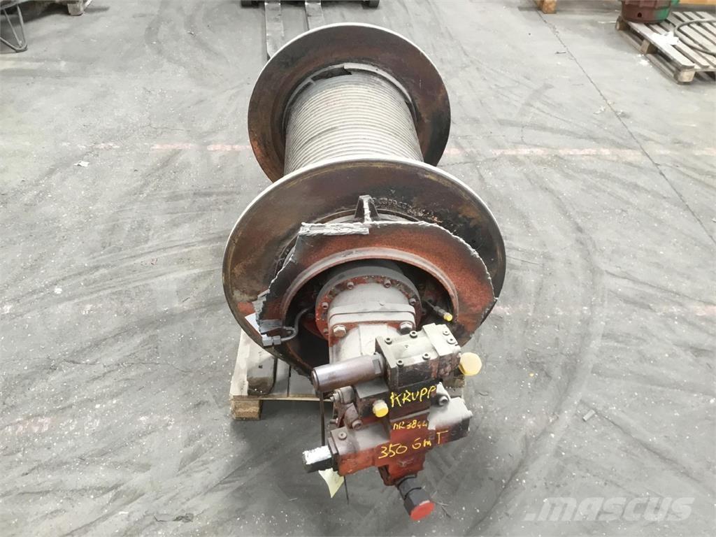 Krupp KMK 8350 winch Piezas y equipos para grúas