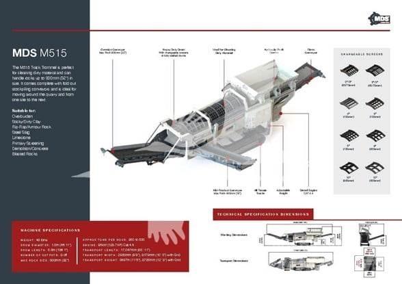 MDS M515 Machacadoras