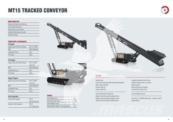 MDS MT15 Cintas transportadoras