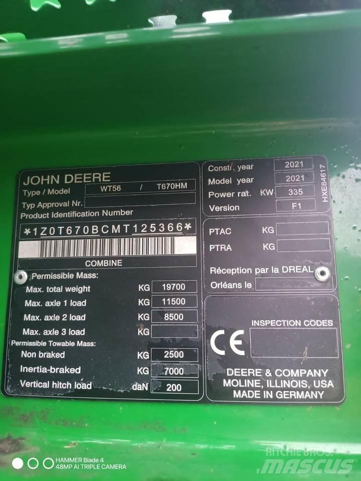 John Deere  Cosechadoras combinadas