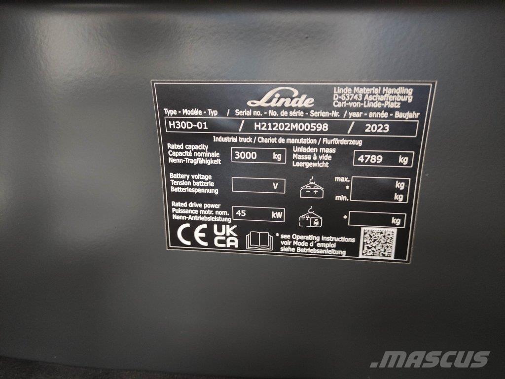 Linde H30D-01-1202 Camiones diesel