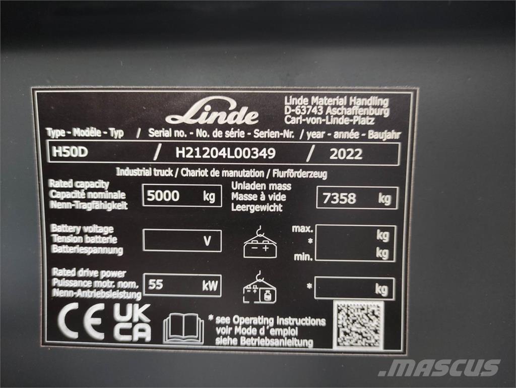 Linde H50D-1204 Camiones diesel