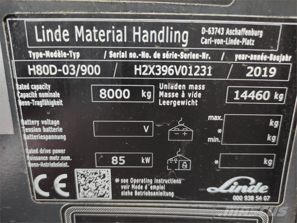 Linde H80D-03/900-EVO (M) Camiones diesel