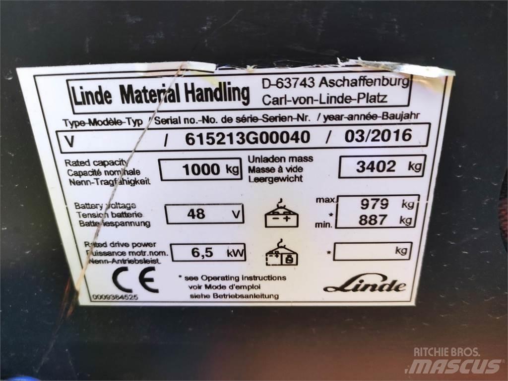 Linde V12 Montacargas recogepedidos de gran altura