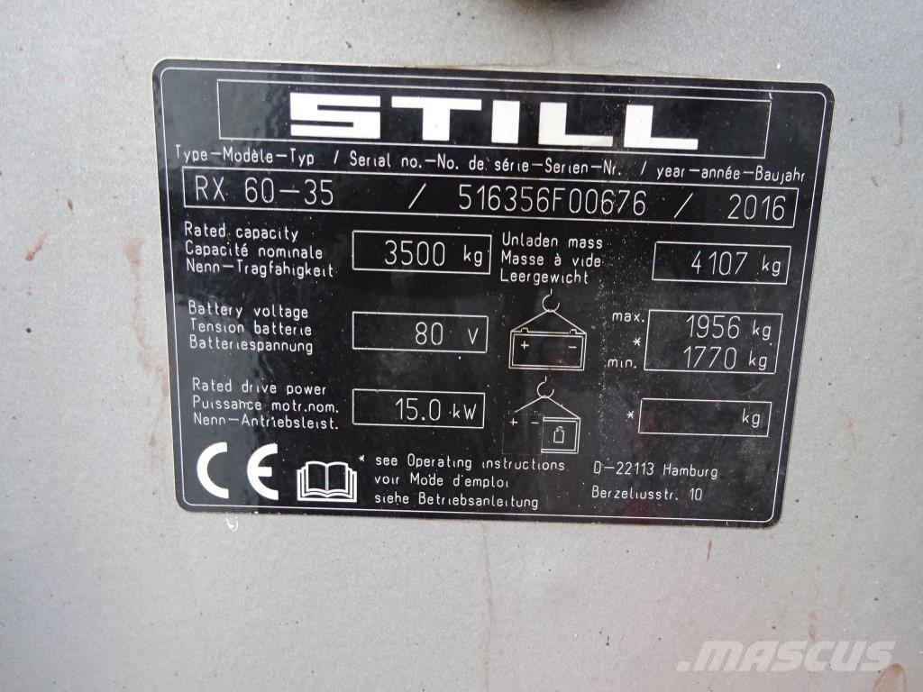 Still RX60-35 Carretillas de horquilla eléctrica
