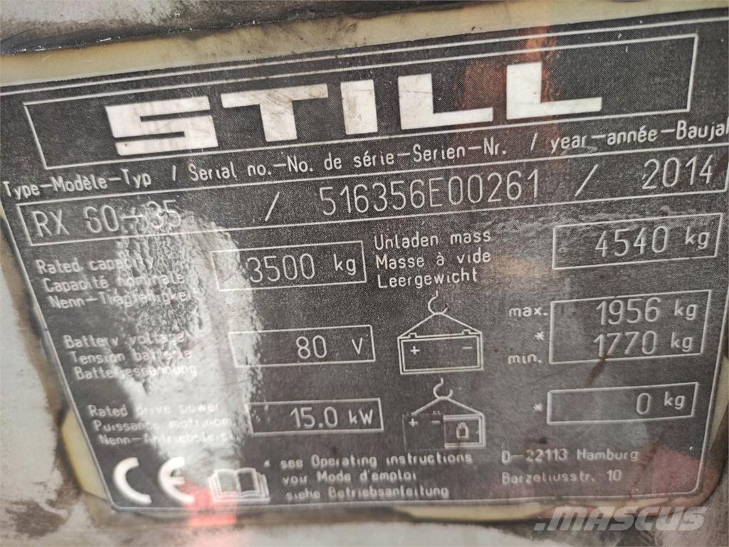 Still RX60-35 Carretillas de horquilla eléctrica