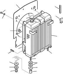 Komatsu - radiator - 312607149