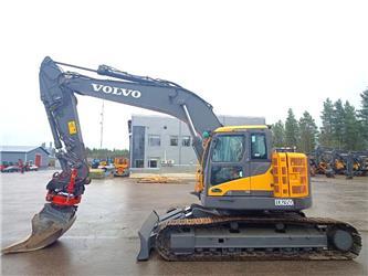 Volvo ECR235DL PYÖRITTÄJÄLLÄ