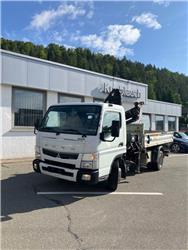 Mitsubishi FUSO Canter 7C18 3 way tipper + crane HIAB 066 BS 