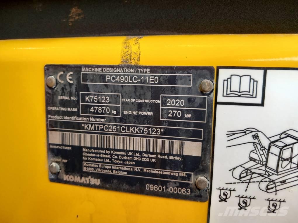 Komatsu PC490LCD-11 Excavadoras sobre orugas