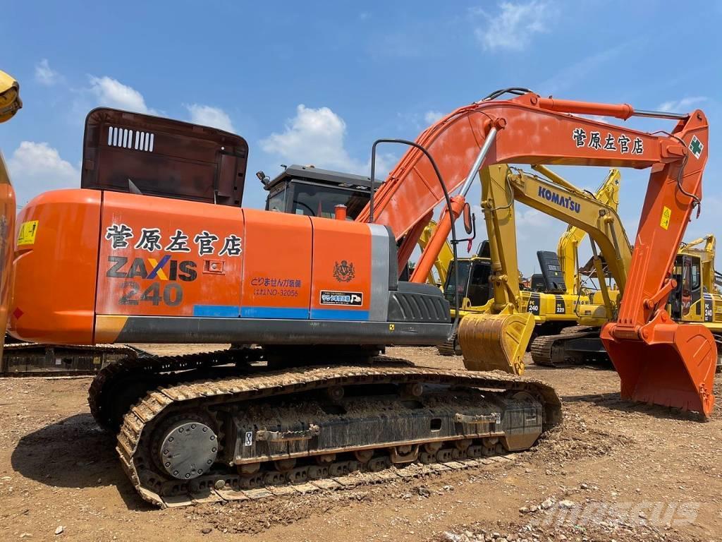 Hitachi ZX 240 Excavadoras sobre orugas