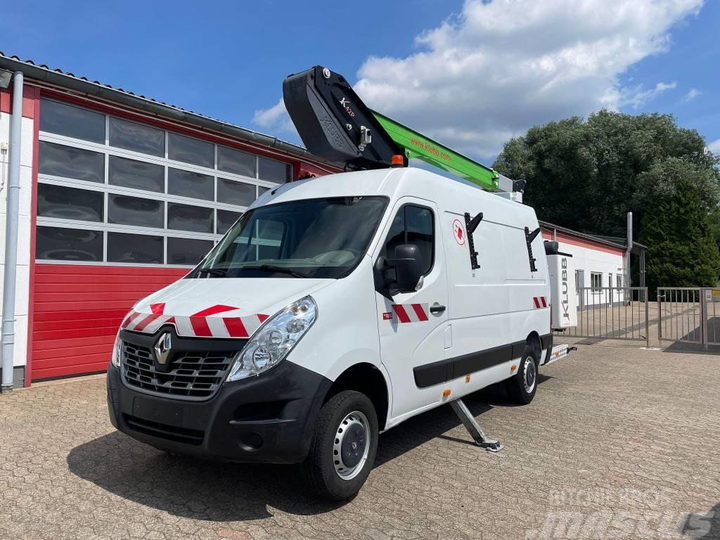 Renault Master Hubarbeitsbühne KLUBB K42P Korb 200kg EURO Plataformas sobre camión