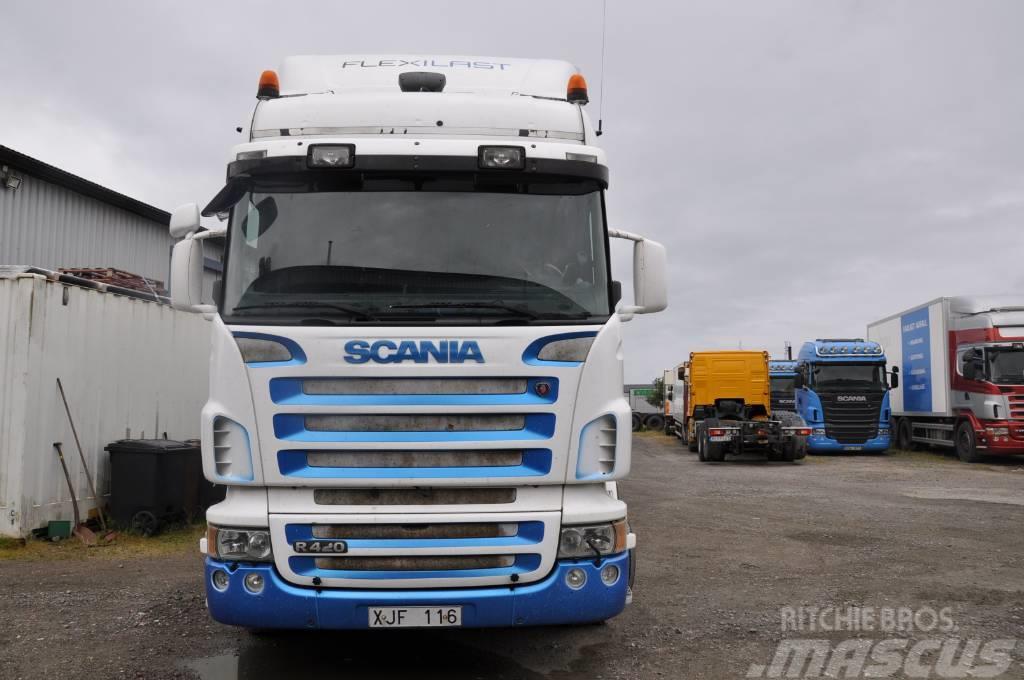 Scania R420LB6X2*4MNA Camiones con caja de remolque