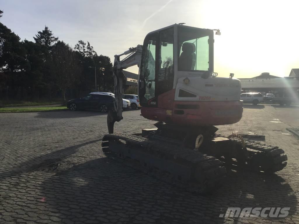 Takeuchi TB260 levelizer Miniexcavadoras