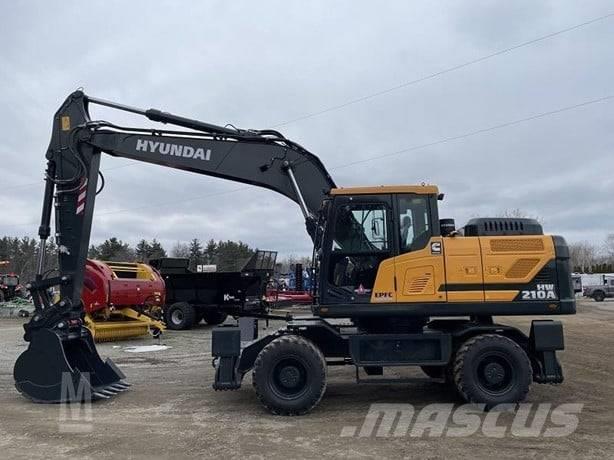 Hyundai HW 210 Excavadoras de ruedas