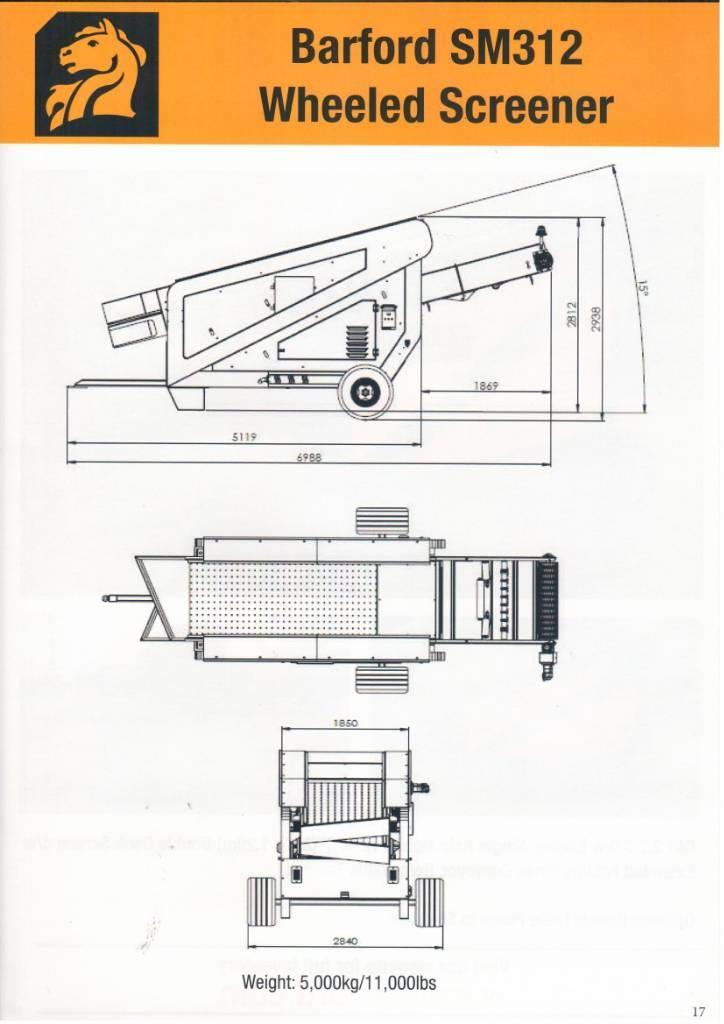 Barford SM312 Machacadoras