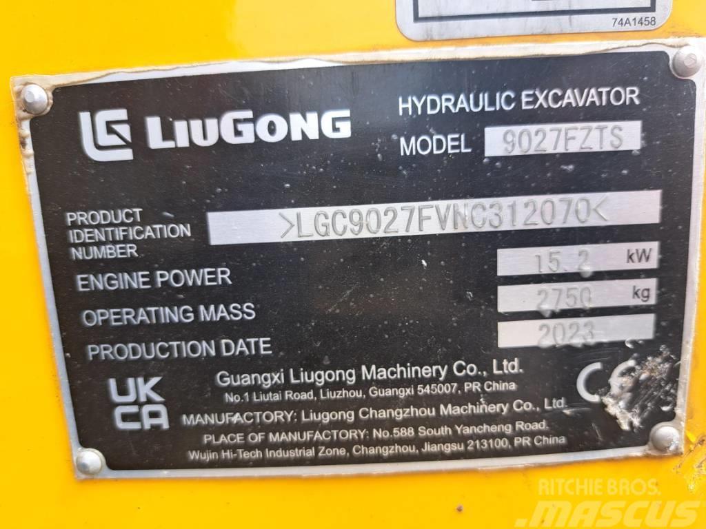 LiuGong 9027 FZTS Miniexcavadoras