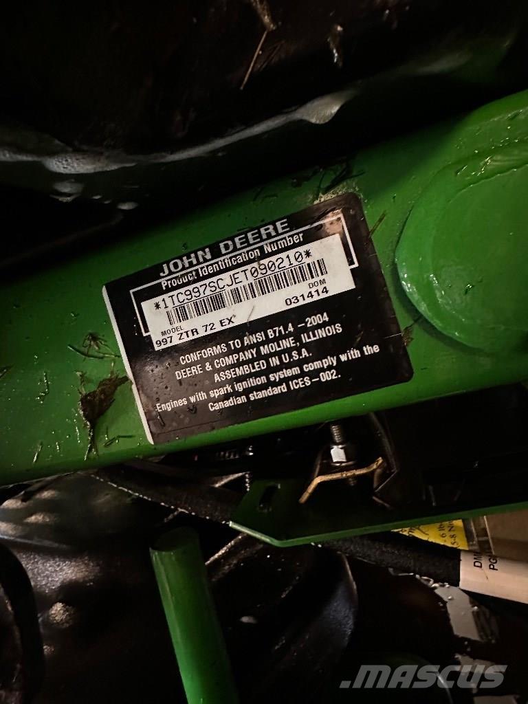 John Deere 997 Segadoras profesionales