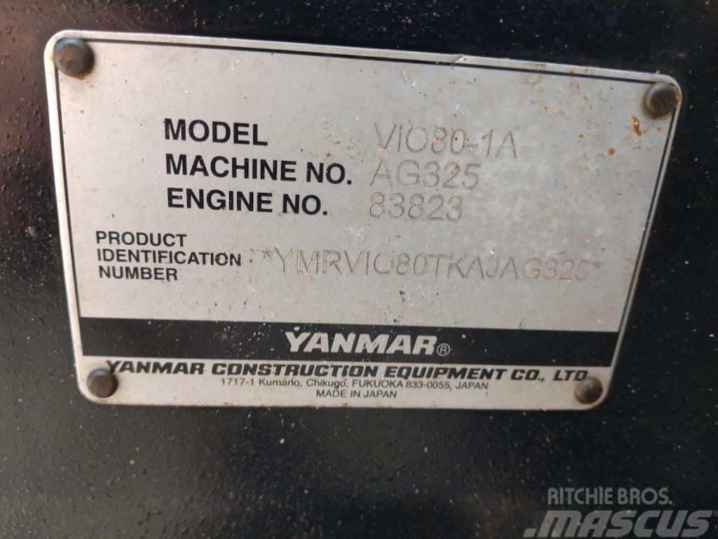 Yanmar ViO80-1a Excavadoras sobre orugas