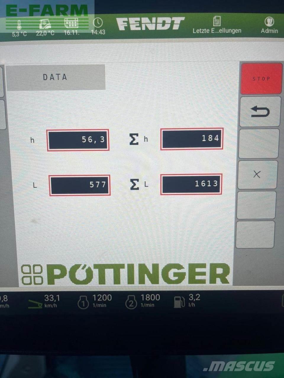 Pöttinger europrofi Carros de trasladar grano