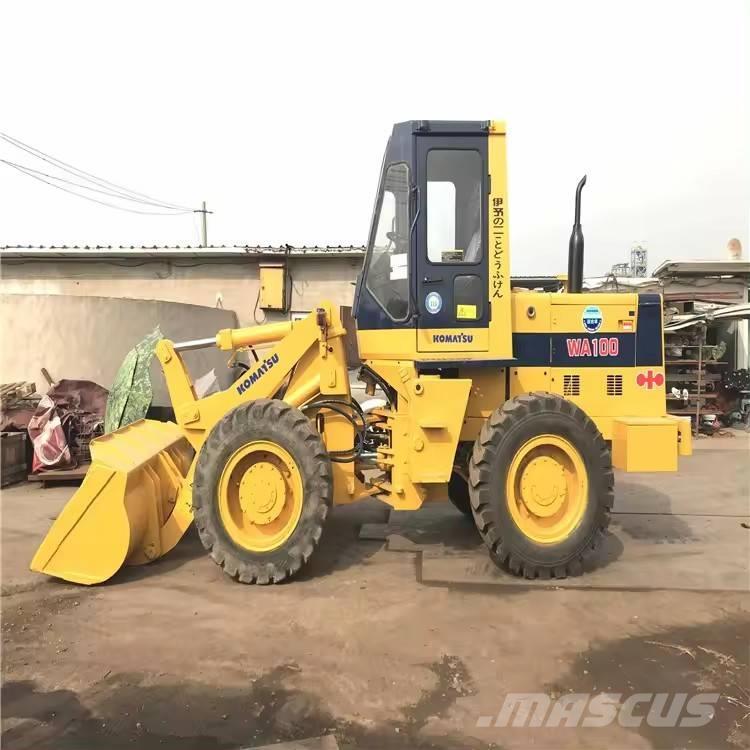 Komatsu WA 100 Cargadoras sobre ruedas