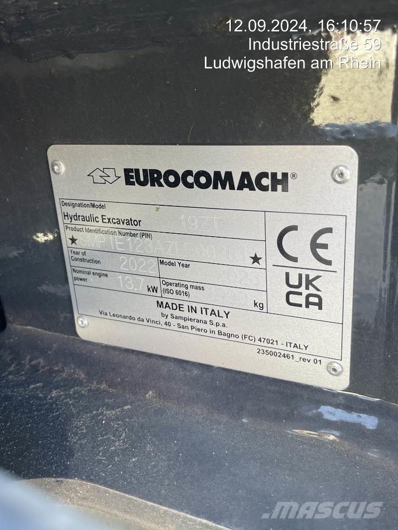 Eurocomach 19ZT Miniexcavadoras