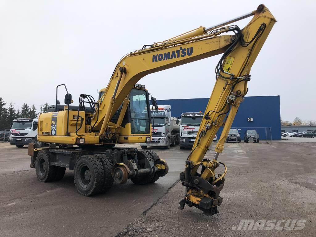 Komatsu PW160-7E0 Excavadoras de ruedas