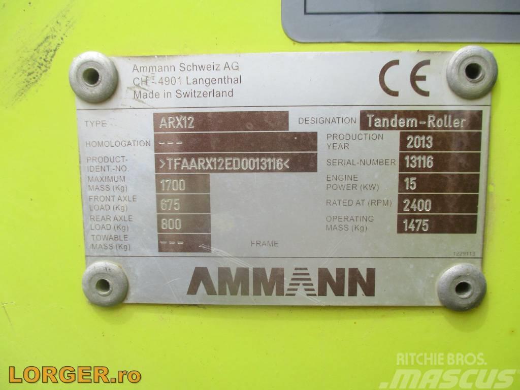 Ammann ARX 12 Rodillos de doble tambor