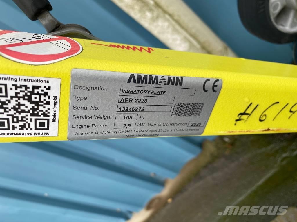 Ammann Markvibrator 2220 Placas compactadoras