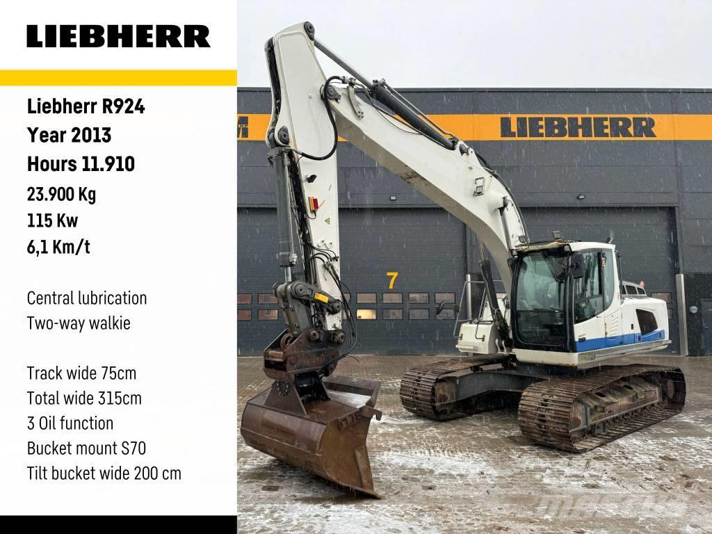 Liebherr R924 Excavadoras sobre orugas