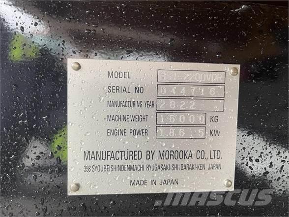 Morooka MST2200VDR Camiones de volteo sobre orugas