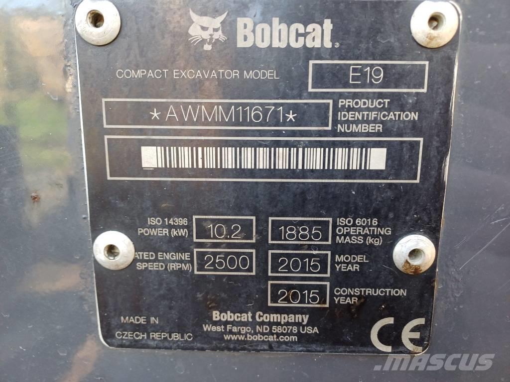 Bobcat E 19 Miniexcavadoras