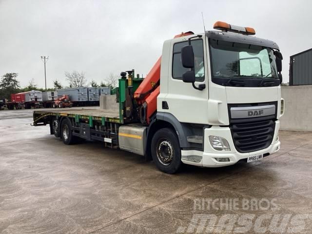 DAF CF 290 Camiones de superficie plana/cabrestantes