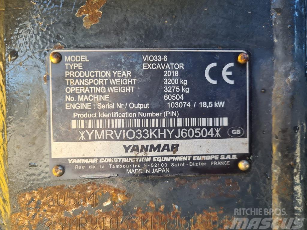 Yanmar VIO33-6 Miniexcavadoras