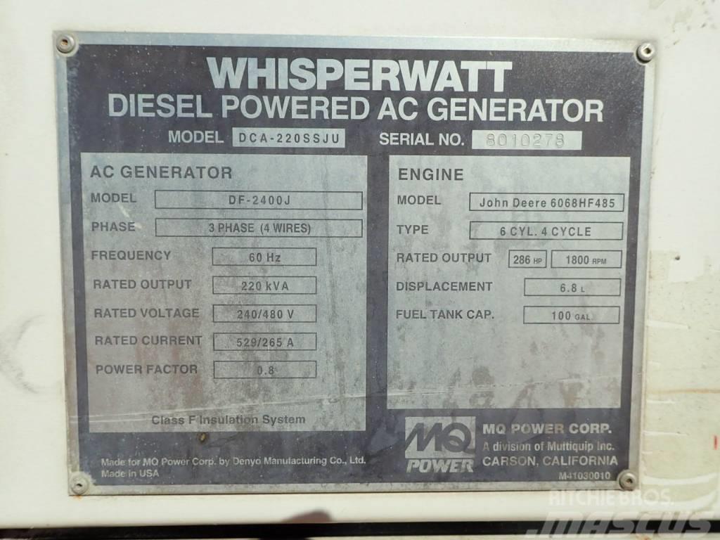 MultiQuip DCA220SSJU Generadores diésel