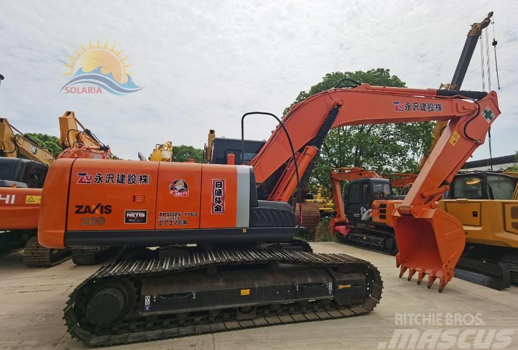 Hitachi ZX 200 Excavadoras sobre orugas