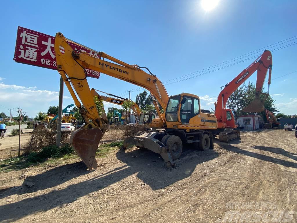 Hyundai 210w Excavadoras de ruedas