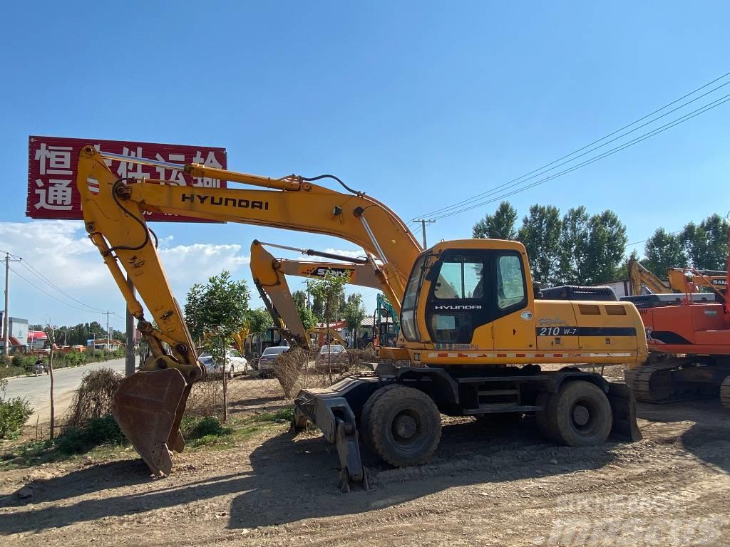 Hyundai 210w Excavadoras de ruedas