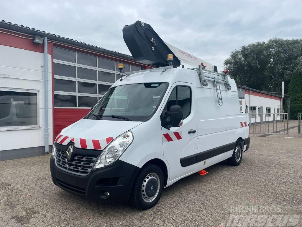 Renault Master Hubarbeitsbühne KLUBB K26 Korb 200kg EURO 6 Plataformas sobre camión