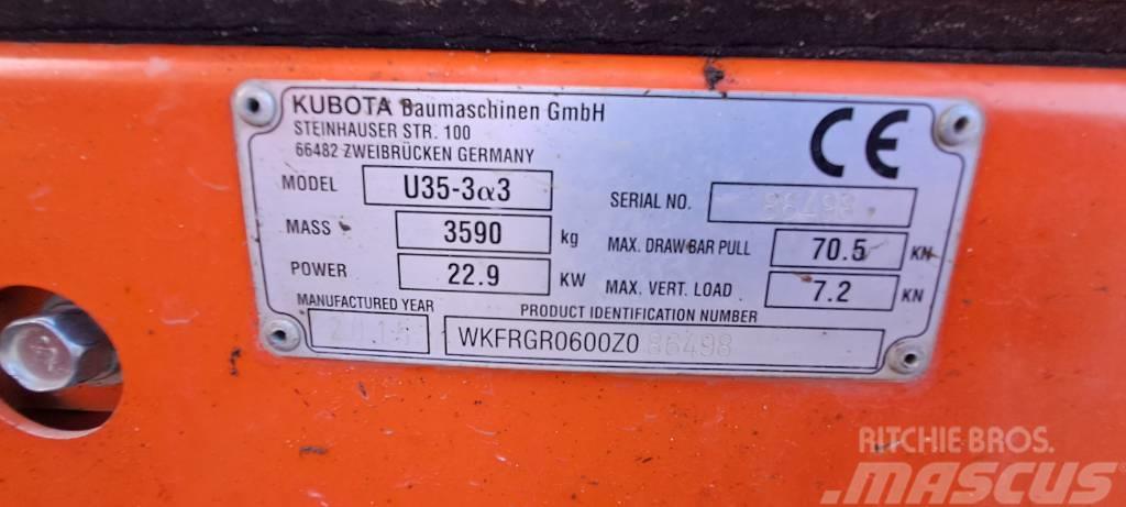 Kubota U35-3A3 Miniexcavadoras