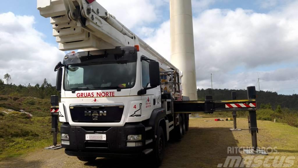 Bronto Skylift S70XDT Plataformas sobre camión