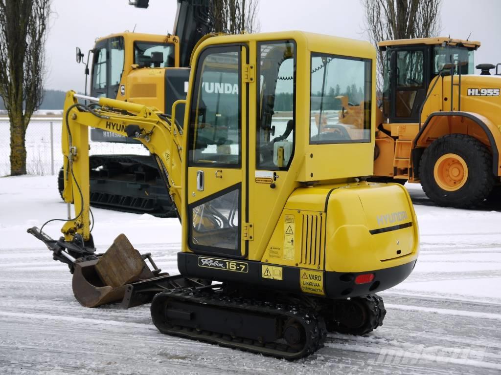 Hyundai R16-7 Miniexcavadoras