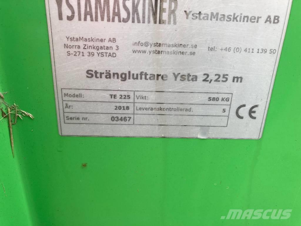  MELLANDAGSREA Ysta STRÄNGLUFTARE Rastrilladoras y rastrilladoras giratorias