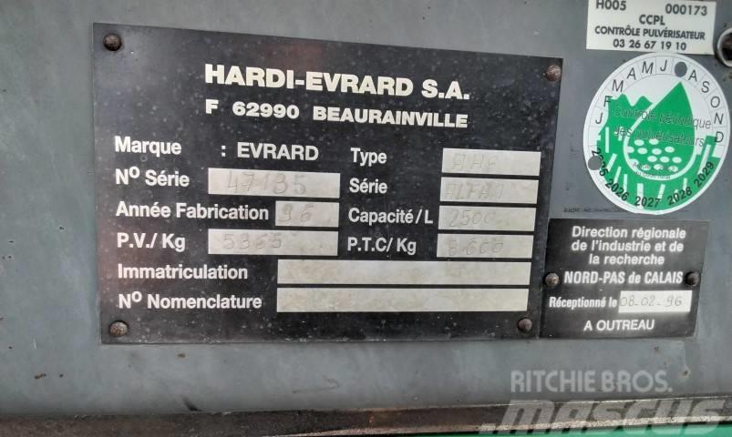 Evrard Alpha 2500 Pulverizadores autopropulsados