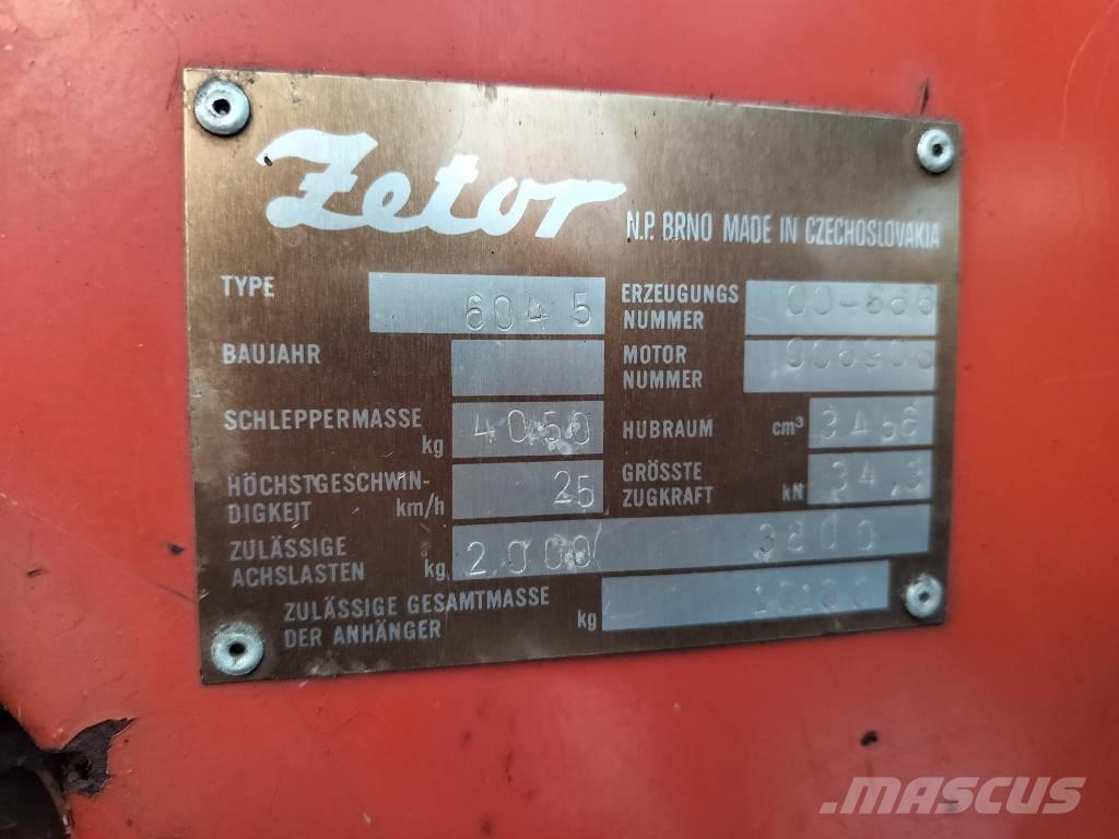 Zetor 6045 Tractores