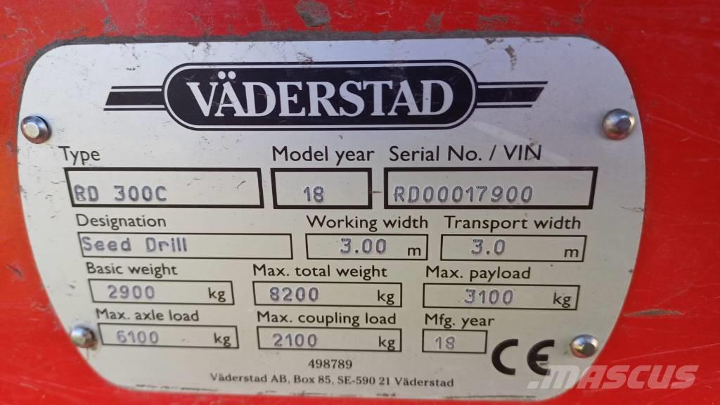 Väderstad Rapid300C Perforadoras combinadas