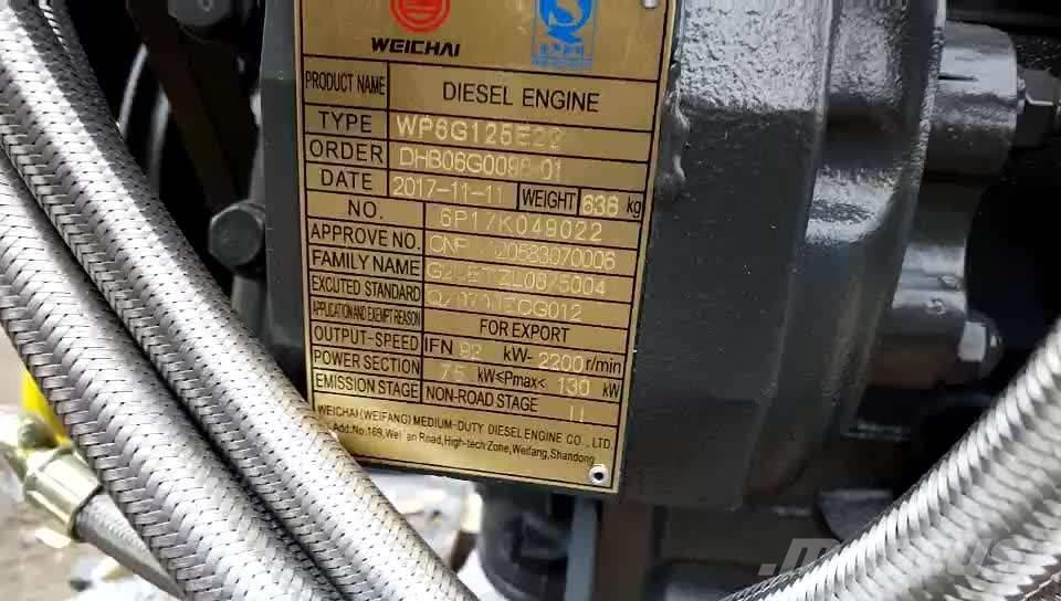 Weichai WP6G125E22 Motores