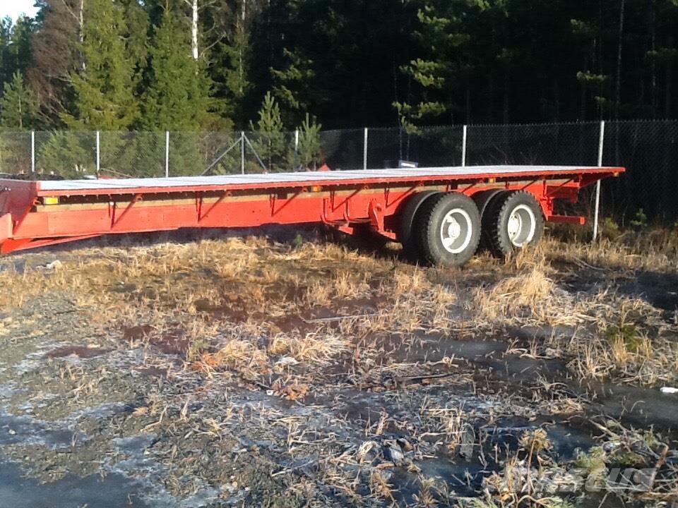  Omatekoinen Paalivaunu/Laatikkovaunu Remolques para pacas