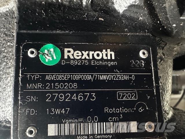 Rexroth A6VE085EP100P00A/71MWV0Y2Z92AH-0 Hidráulicos